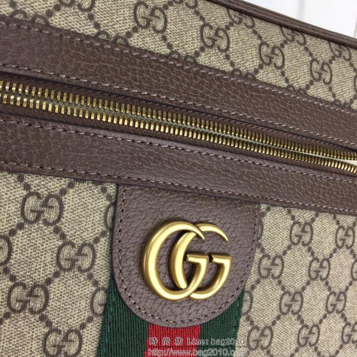 GUCCI古馳 新款 專櫃品質 原單 547934啡 男款 單肩斜挎包HY1439